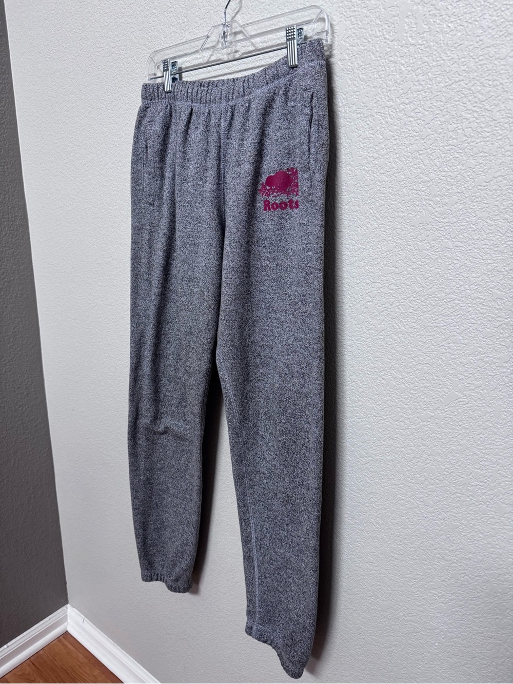 Roots Heathered Grey Logo Joggers Women’s S Casual Streetwear - Picture 4 of 8
